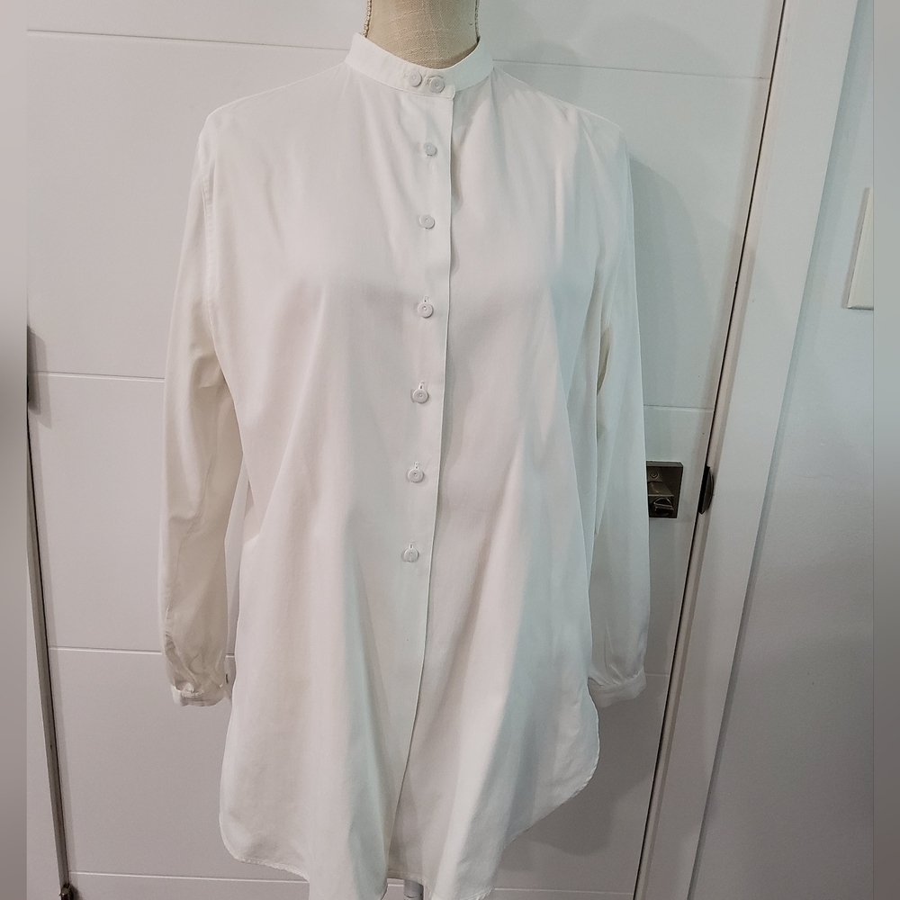 Anne Fontaine Textured Long Sleeve Tunic Size 3/L